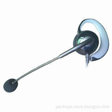 Telephone Headphones with 100mV Input Sensitivity and 20Hz to 18kHz Frequency Response